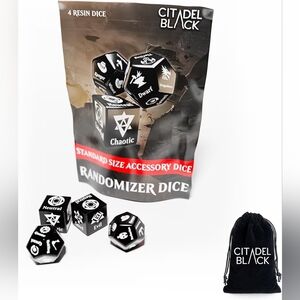 Citadel Black Randomizer Dice Set